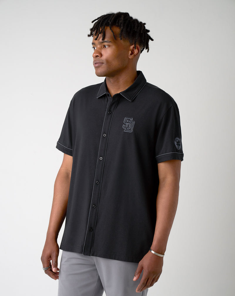 San Diego Padres On The Field Button-Up