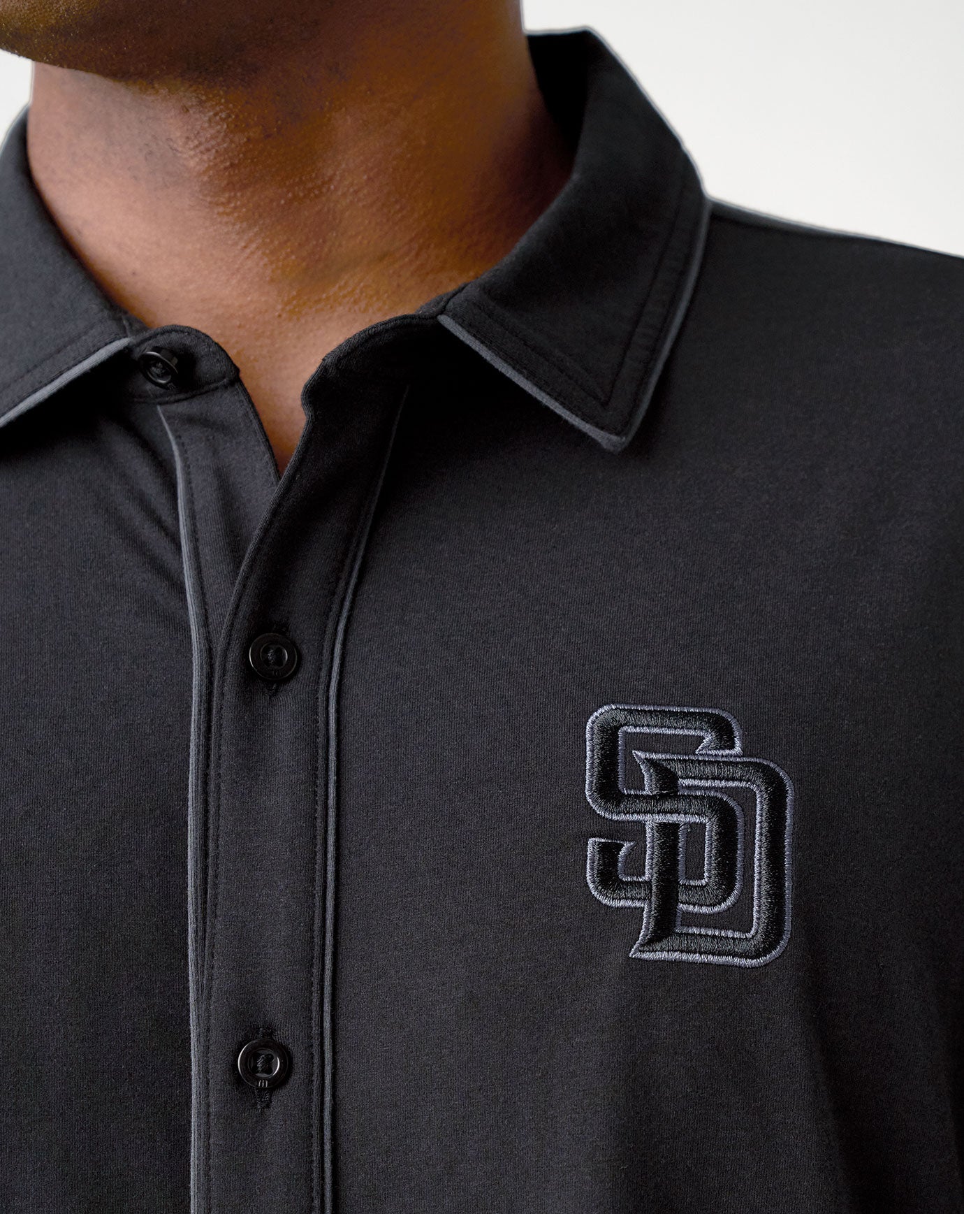 San Diego Padres On The Field Button-Up