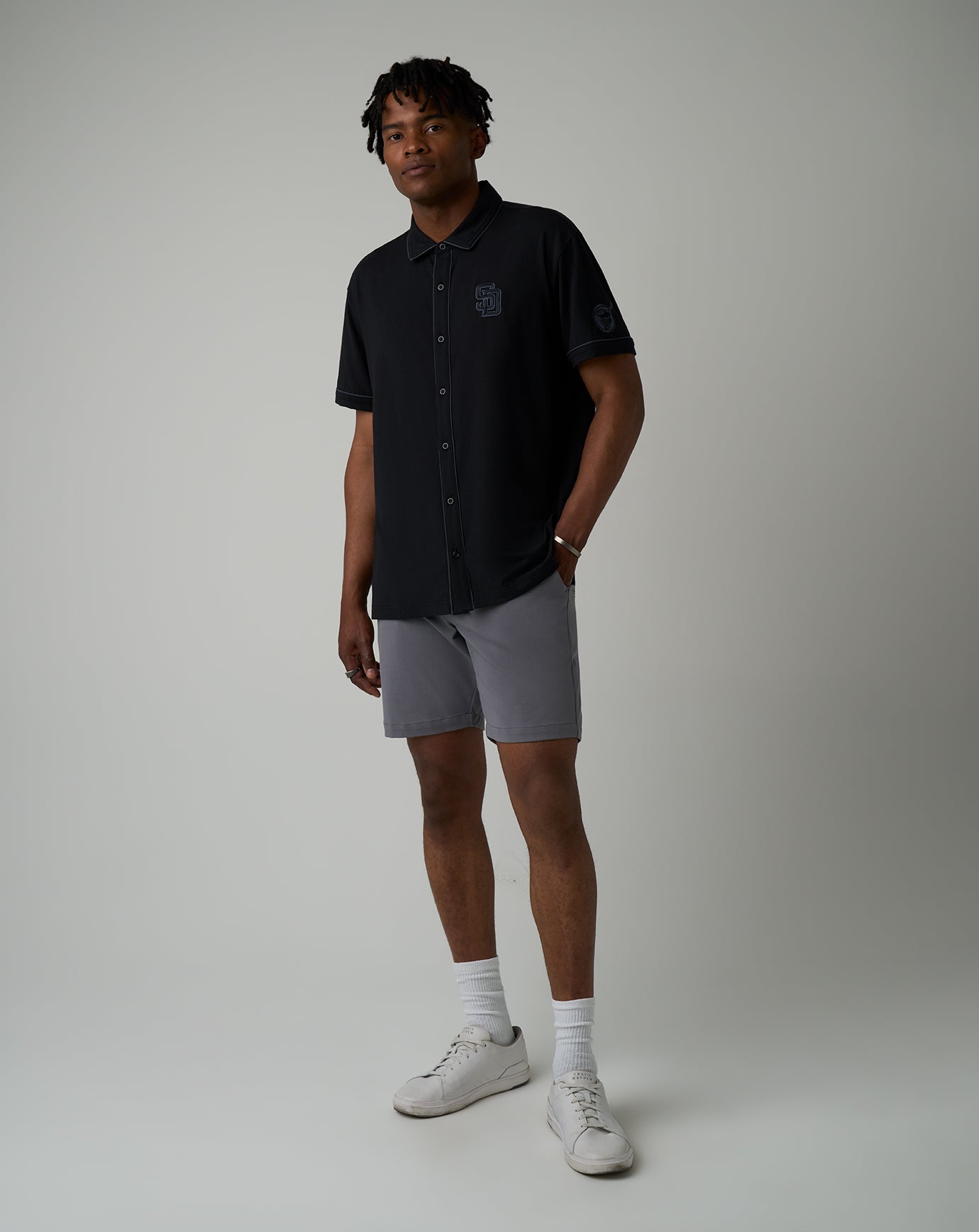 San Diego Padres On The Field Button-Up