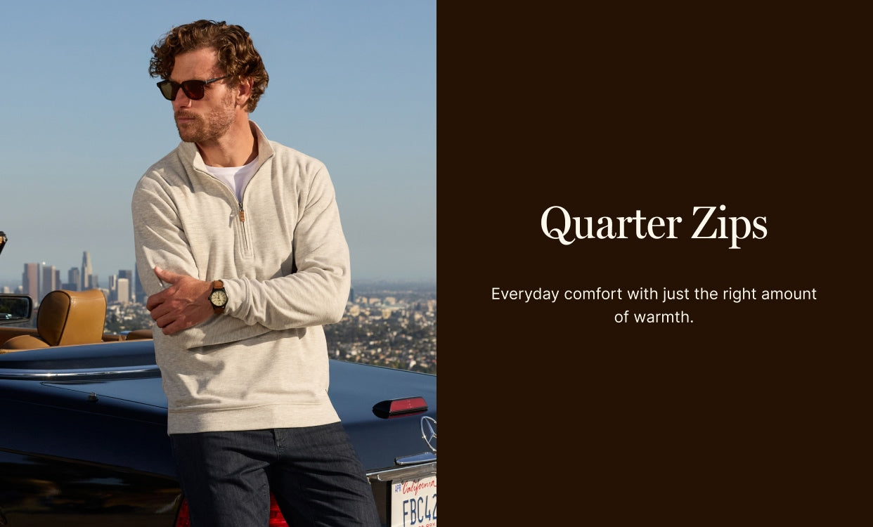 Men's Quarter Zip Pullovers & Sweaters | TravisMathew