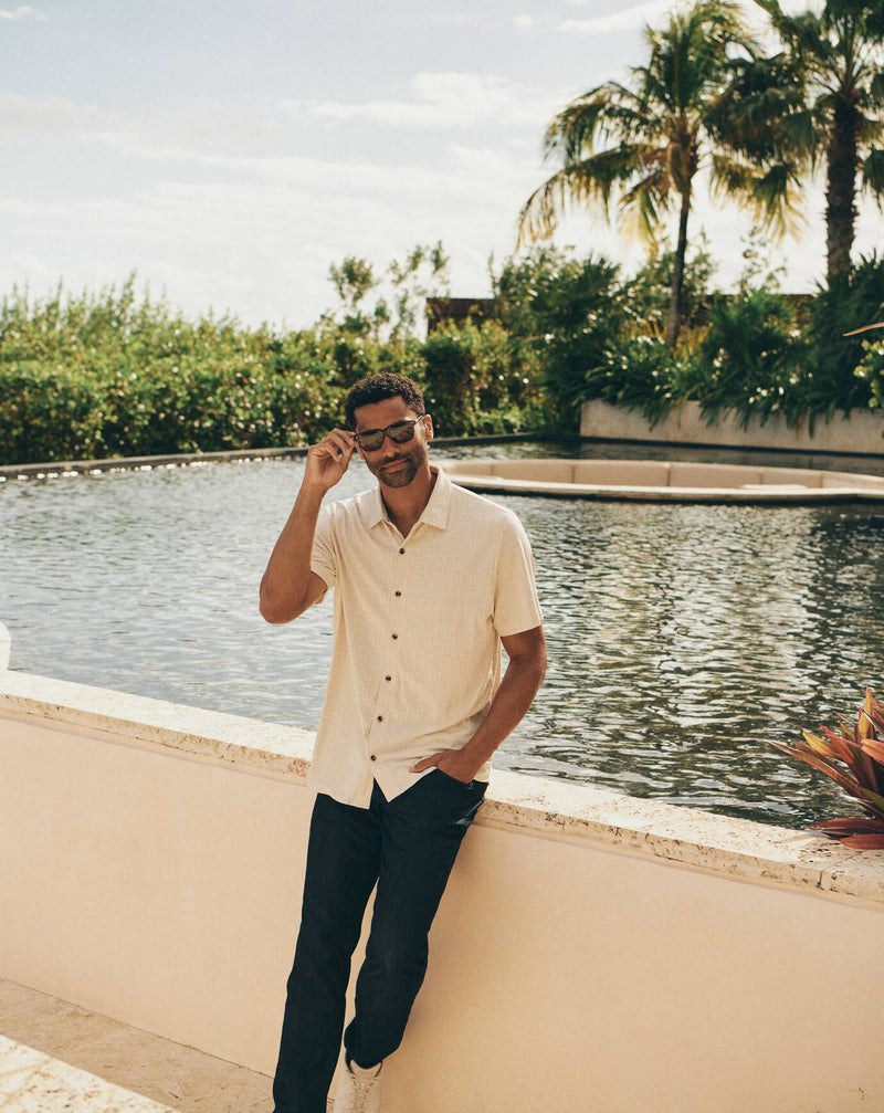Cabana Jacquard Button-Up