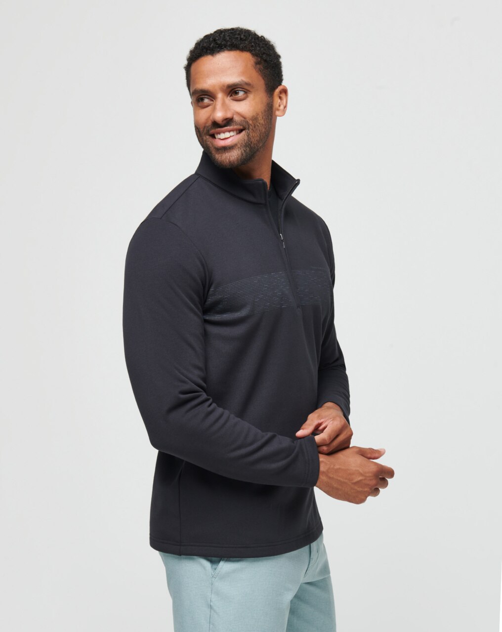 Calvin Klein Mens Grey 1/4 Zip Pullover Sweater Size XL - beyond exchange